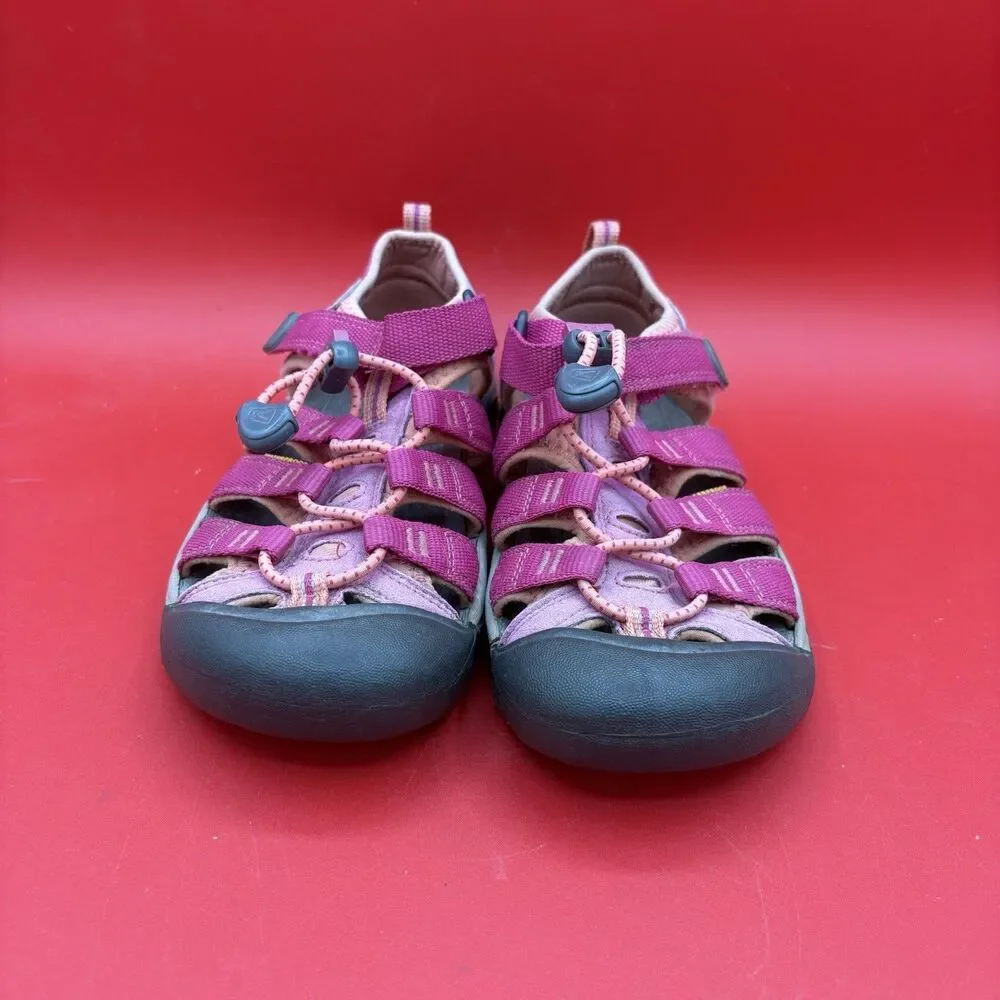 KEEN Unisex-Child Newport H2 Closed Toe Water Sandals Berry Pink Size 2